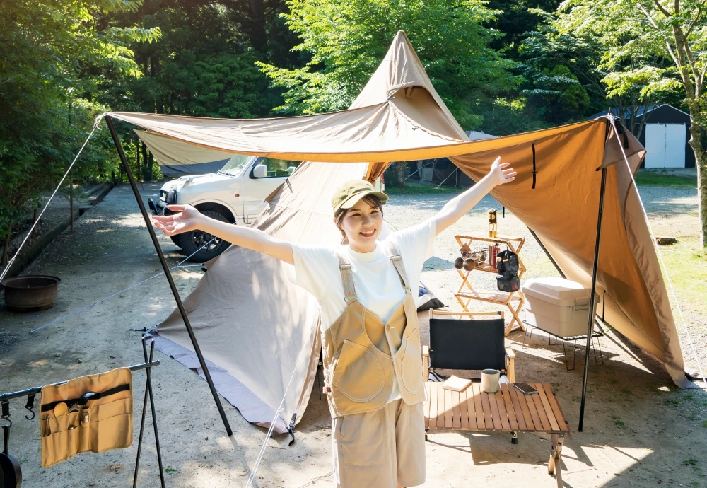 pyramid style tents